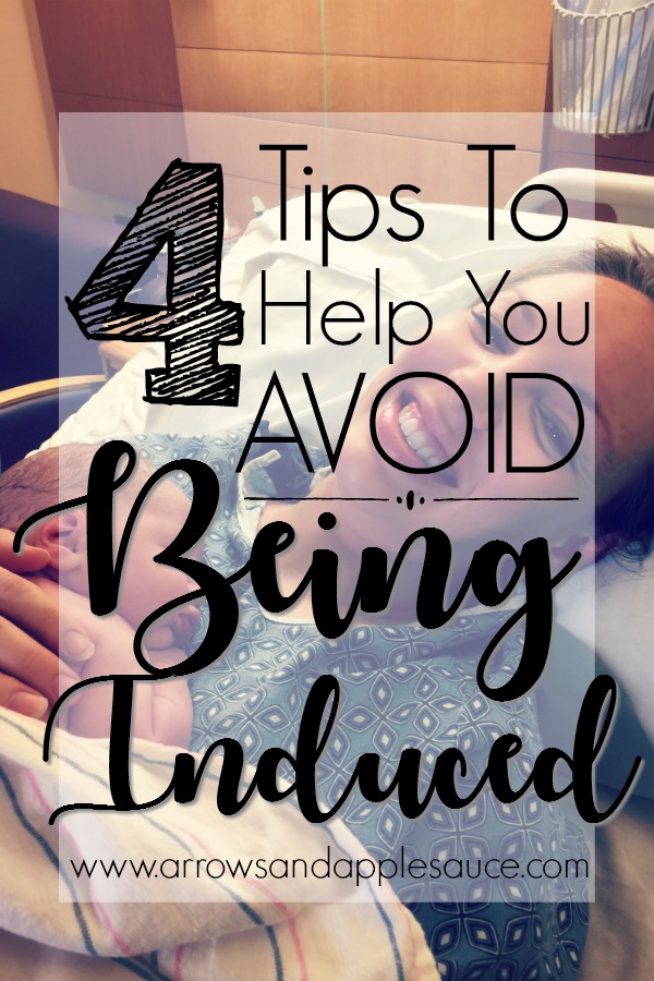 After being induced with my first two pregnancies I wanted to do everything I could to avoid induction with my third. Here are four steps I took to avoid being induced and experience the natural birth I wanted. #naturalbirth #induced #thirdpregnancy #avoidbeinginduced #naturaldelivery #newborn #hospitalbirth #noepidural #naturallabor #motherhood #newmom