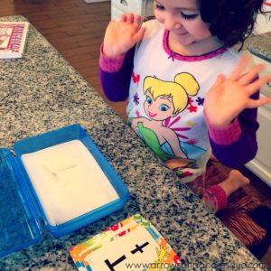 Learning good penmanship can be stressful and maybe even a little tediouse. Check out these awesome tools we use to keep penmanship practice fun and easy! #penmanshippractice #learningtowrite #writingpractice #alphabetpractice #learningtospell #writingtools #preschoolwriting #preschoolathome #homeschoolactivities #learningathome #kidslearningapps #preschooljournal #salttray