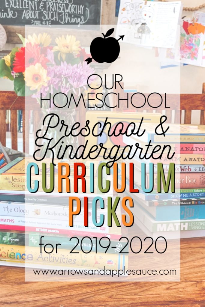 We're homeschooling a preschooler and a kindergartener this year! I'm so excited to share our 2019-20 preschool and kindergarten curriculum picks with you! #homeschoolkindergarten #homeschoolpreschool #kindergartencurriculum #PreschoolActivities #Kidsbooks #KindergartenActivities #homeschoolfamily #kindergartenmath #kindergartenscience #learningtoread #teachingreading #kidsBiblecurriculum #Bibleforkids #Busybinderideas