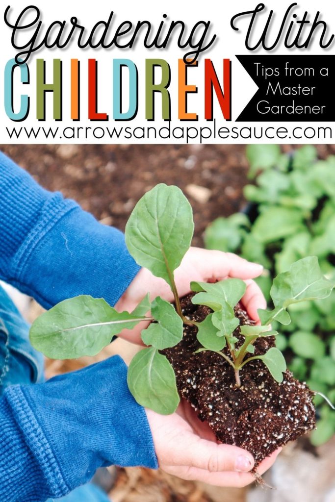 Gardening with children has so many benefits! So I've turned to a Master Gardener for tips and encouragement! #gardening #gardeningwithkids #naturestudy #gooutside #Charlottemason #homeschoolfamily #springkidsactivities #startagarden