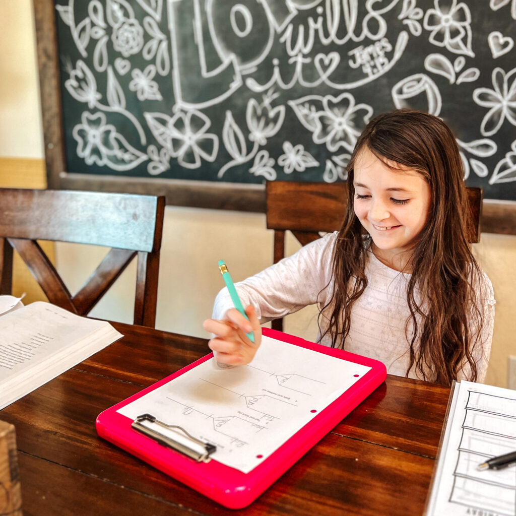 It's time for a year-end curriculum review! What worked and what didn't in our homeschool for kindergarten, first, and third grade. #firstgrade #thirdgrade #kindergarten #curriculumreview #homeschoolcurriculum #homeschoolplanning #homeeducation