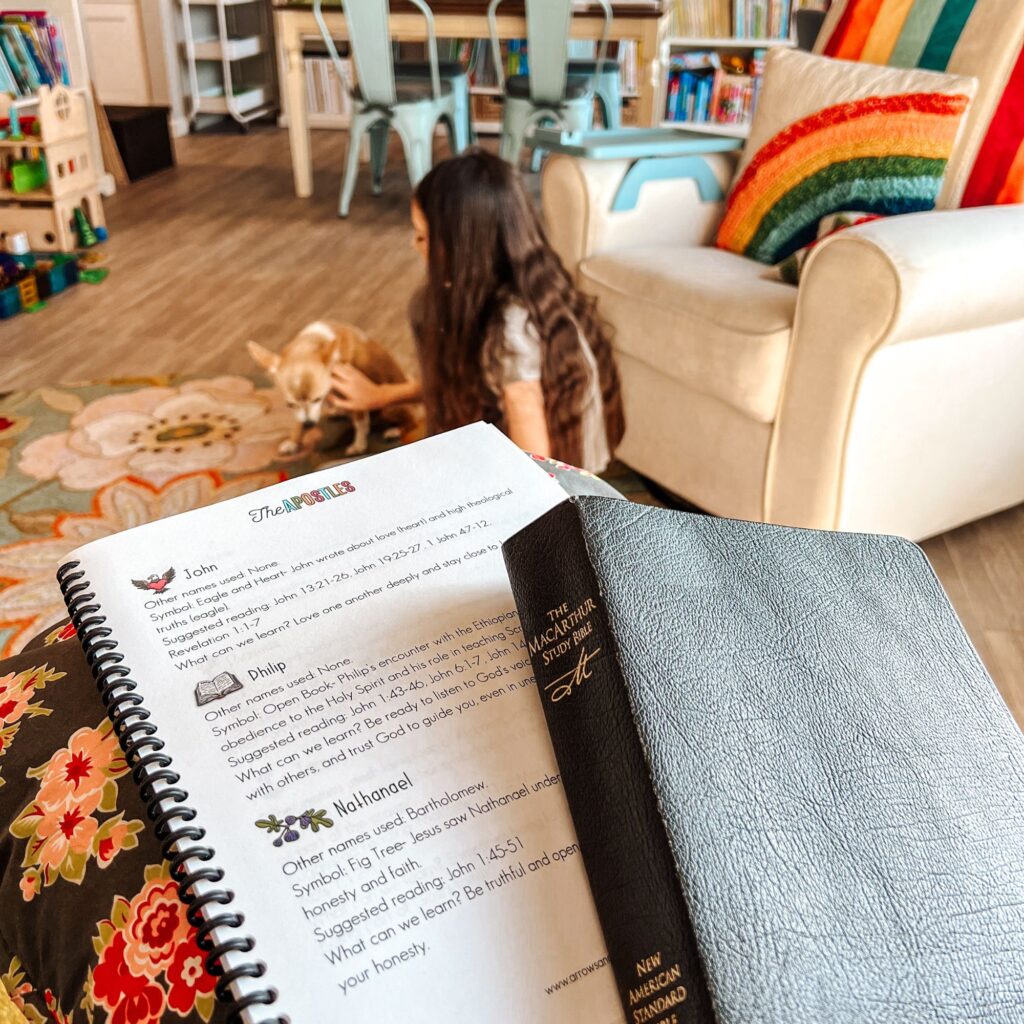 Incorporate the Bible into homeschool to build a biblical worldview, strengthen faith, and enrich every subject. Tips and hands-on activities! #bibleforkids #christianhomeschool #kidsbiblestudy #christianparenting #homeschoolroutine #dailybiblestudy