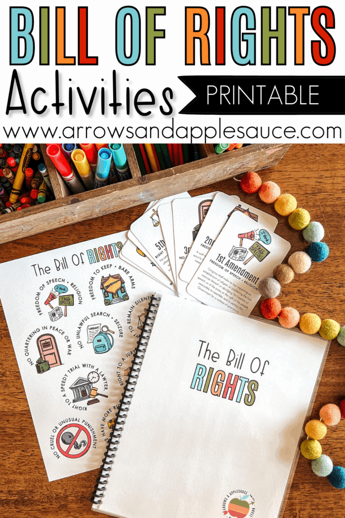 Let's learn about the Bill of Rights, digging deeper and applying it to our lives as Christians. Perfect for homeschool! #billofrights #homeschoolcivics #homeschoolhistory #USconstitution