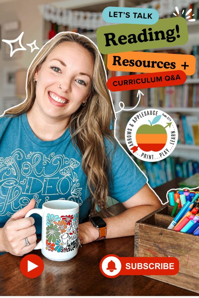 Let's talk reading! I hope these resources will encourage you as you teach your child to read. Enjoy an All About Reading Q&A! #allaboutreading #teachingkidstoread #kindergarten #homeschoolresoures